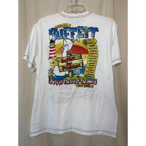 Jimmy Buffett 2006 Concert Tour Margaritaville Pirate Parrot Graphic Shirt XL - Picture 2 of 5